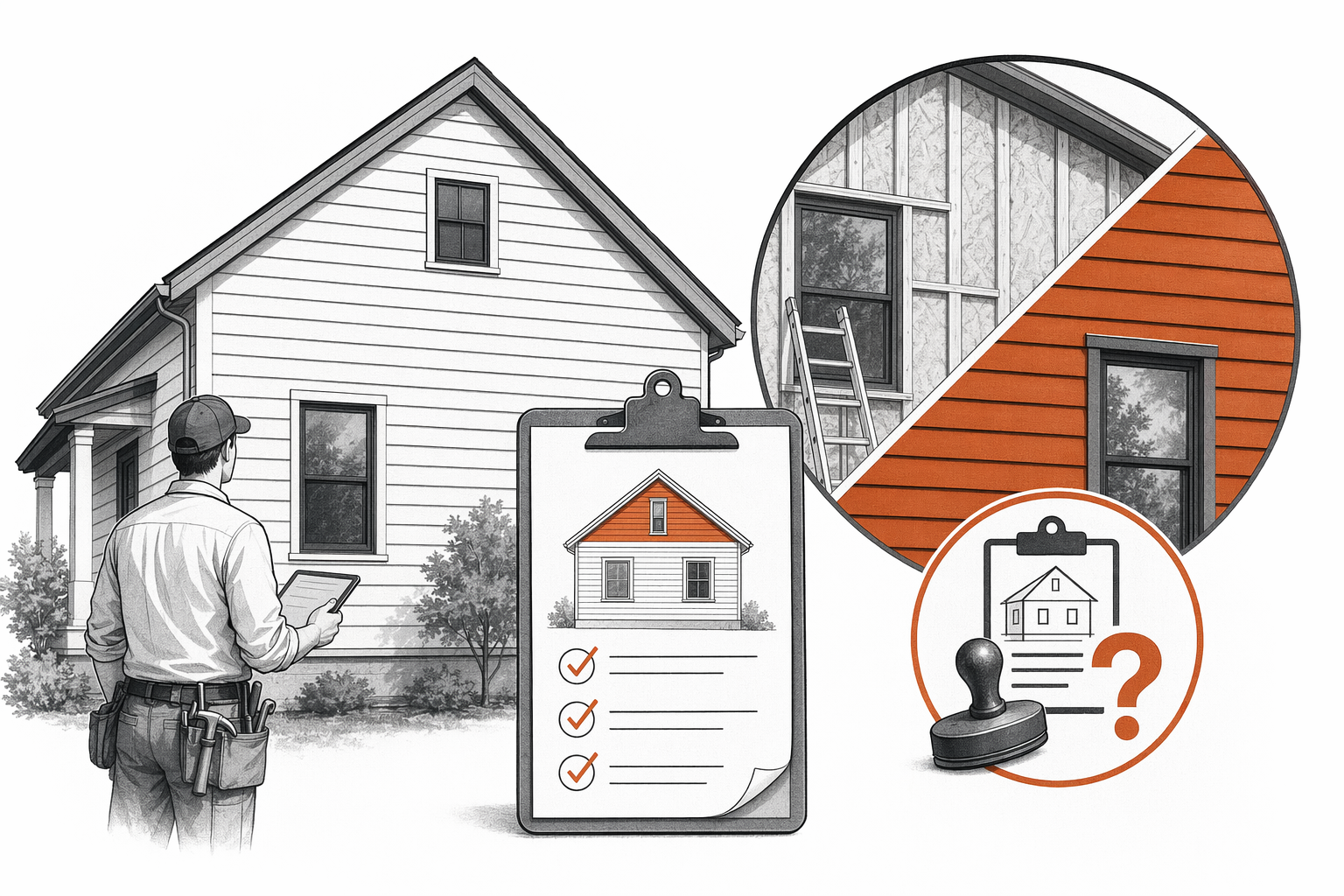 Illustration for Do I Need a Permit to Replace Siding?