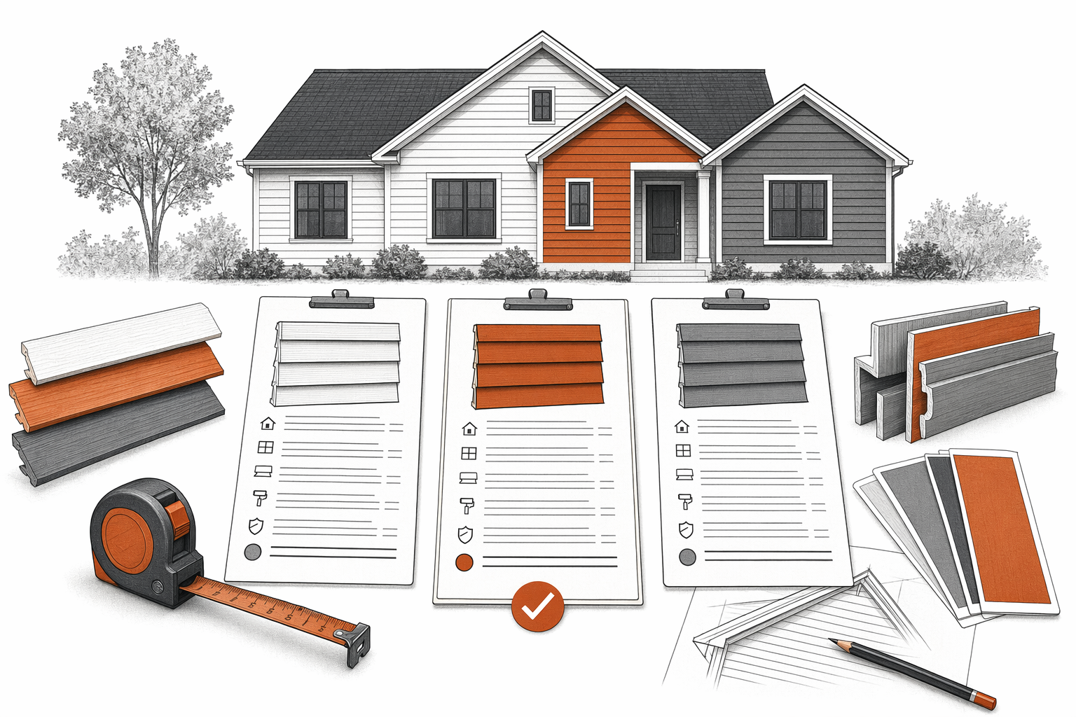 Illustration for How to Read and Compare Siding Estimates