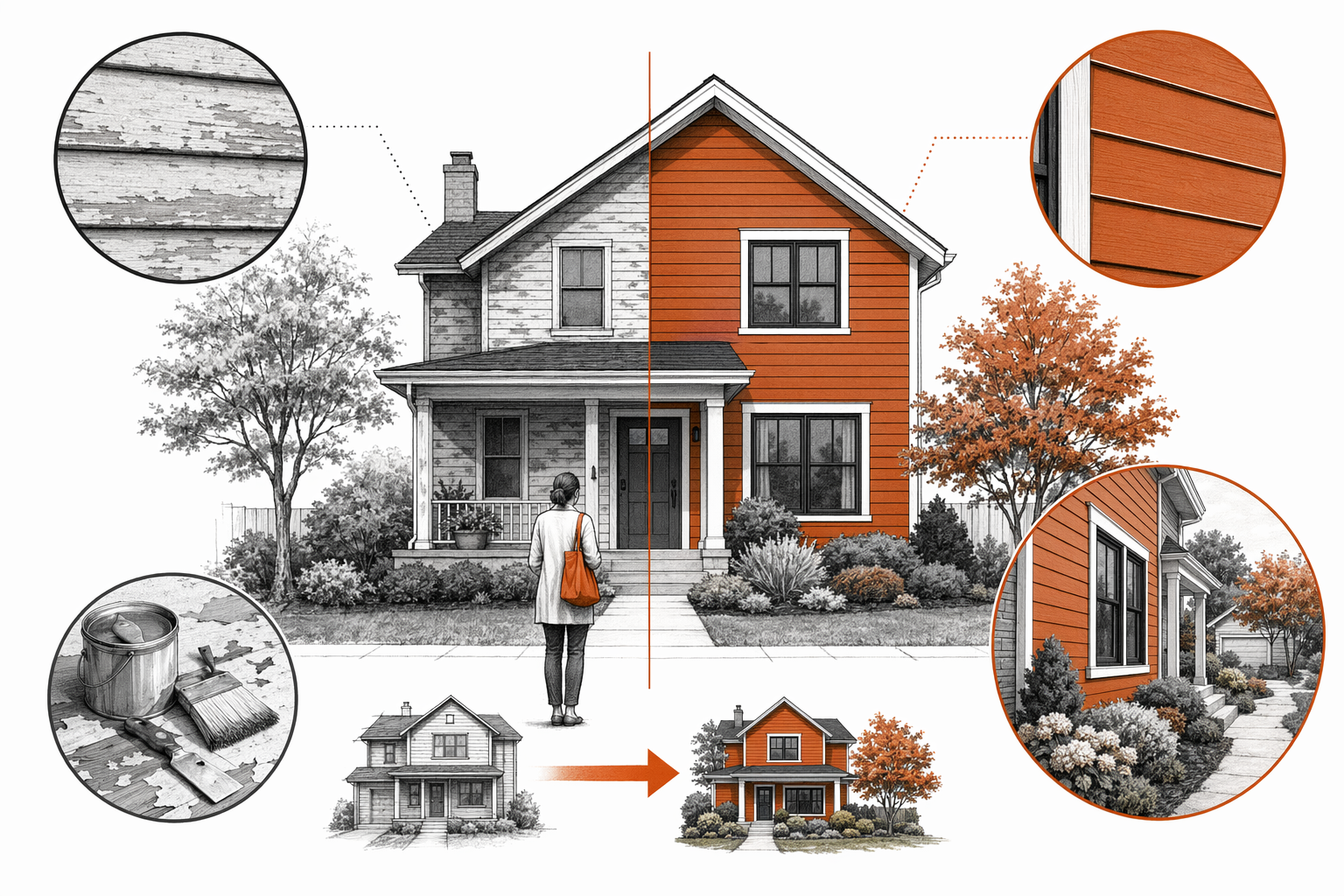 Illustration for How New Siding Improves Curb Appeal