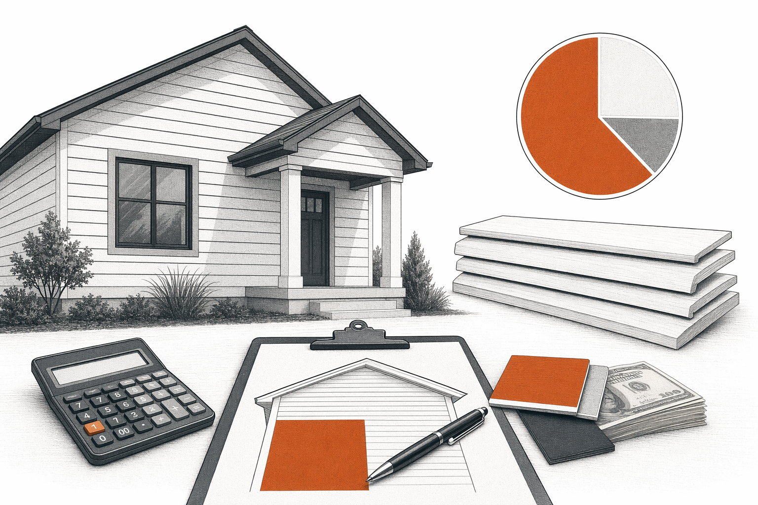 Illustration for Siding Deposit — How Much Is Normal?