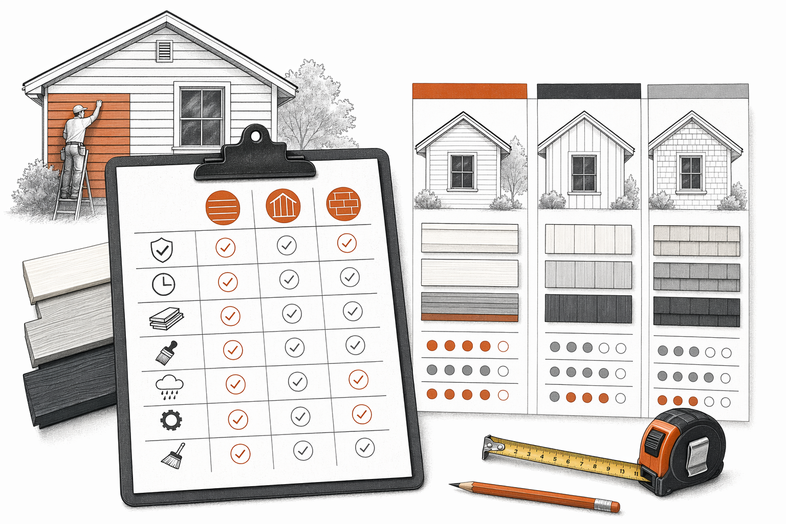 Illustration for Siding Quote Comparison Guide