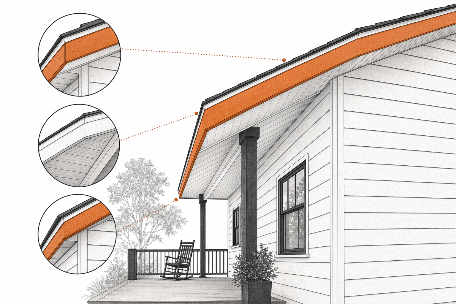 Illustration for Trim, Soffit, and Fascia — The Parts That Matter