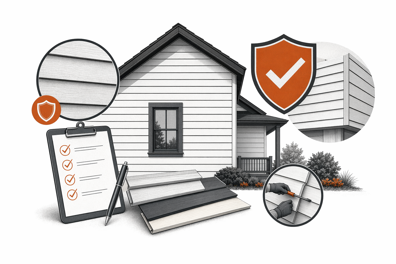 Illustration for Siding Warranties — What to Know