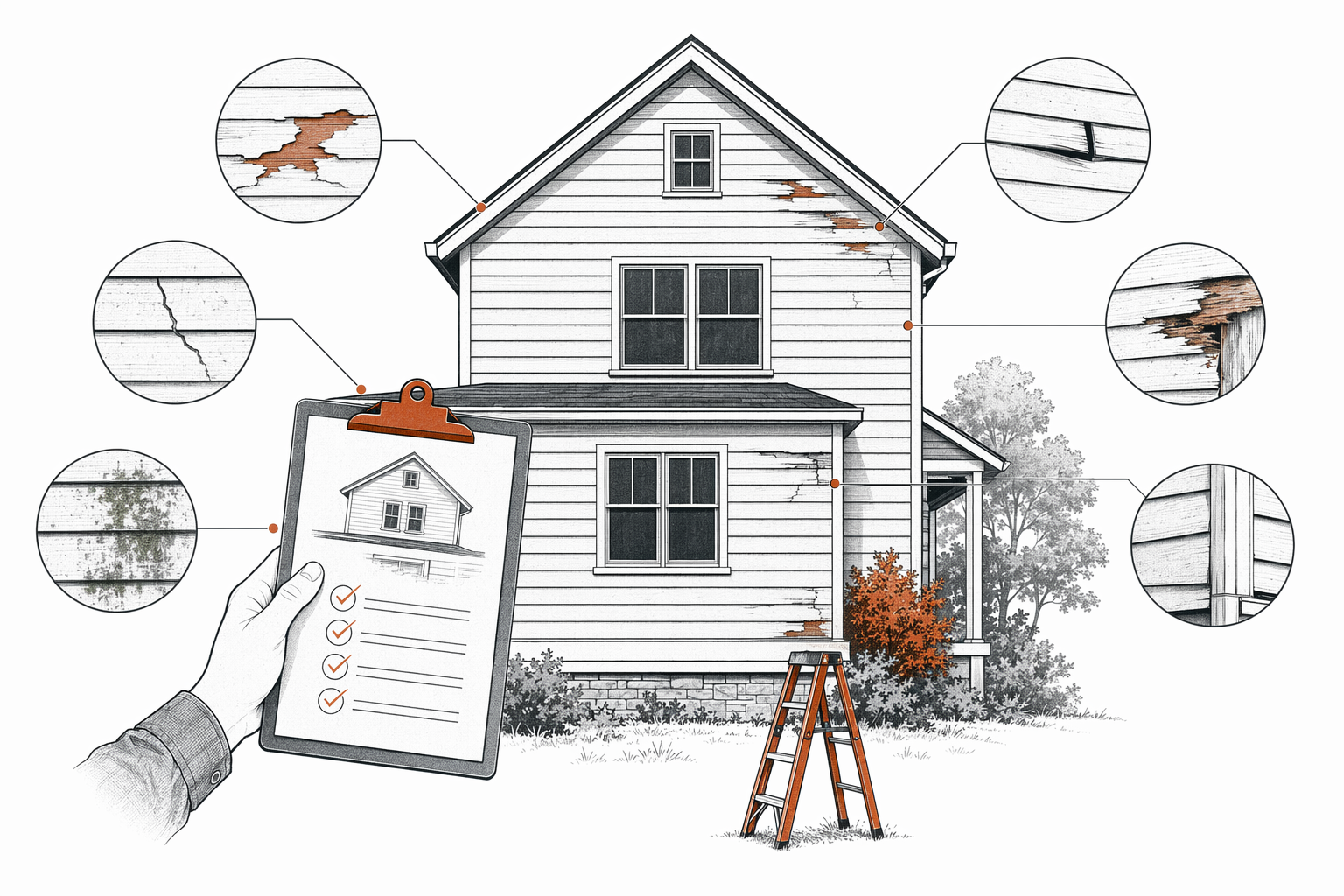 Illustration for Signs It's Time to Replace Your Siding