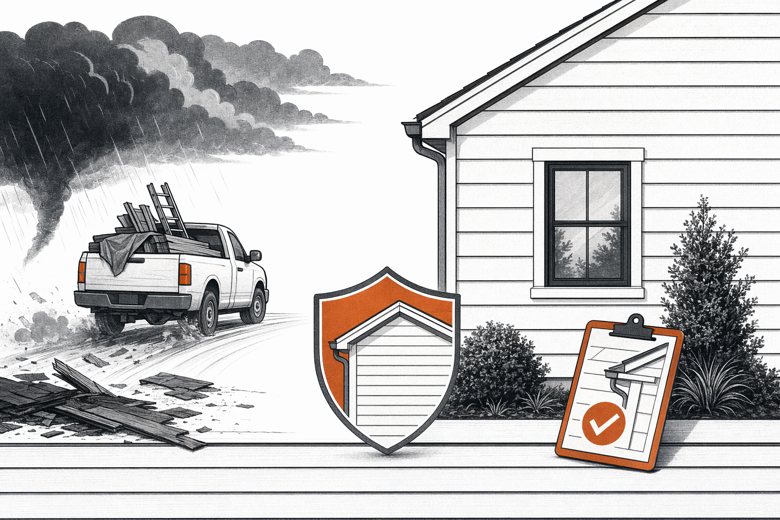 Illustration for Storm-Chaser Contractors and How to Avoid Them