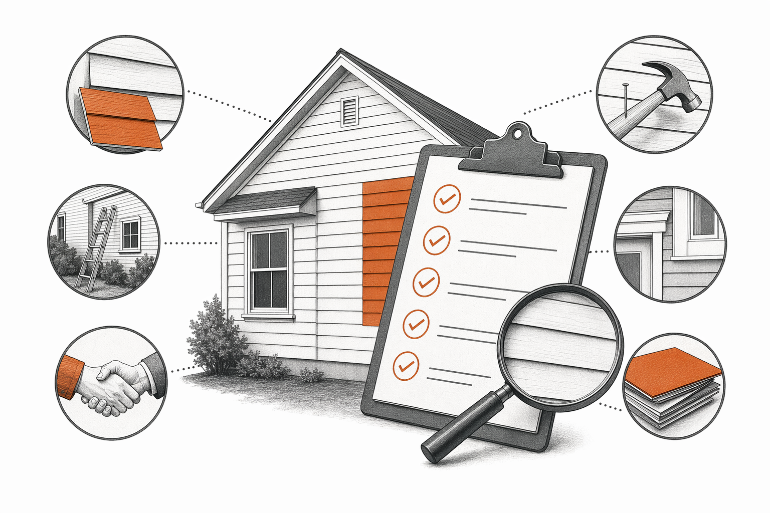 Illustration for How to vet a siding contractor